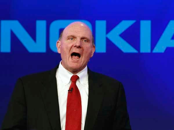 Ballmer at Nokia event