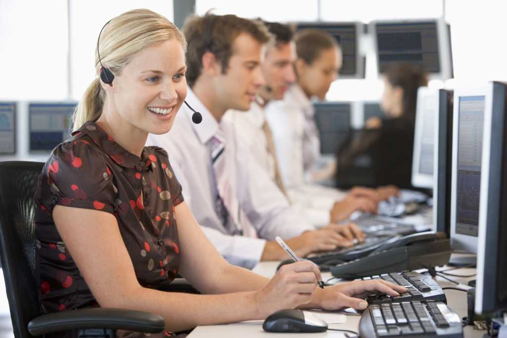 call center photo