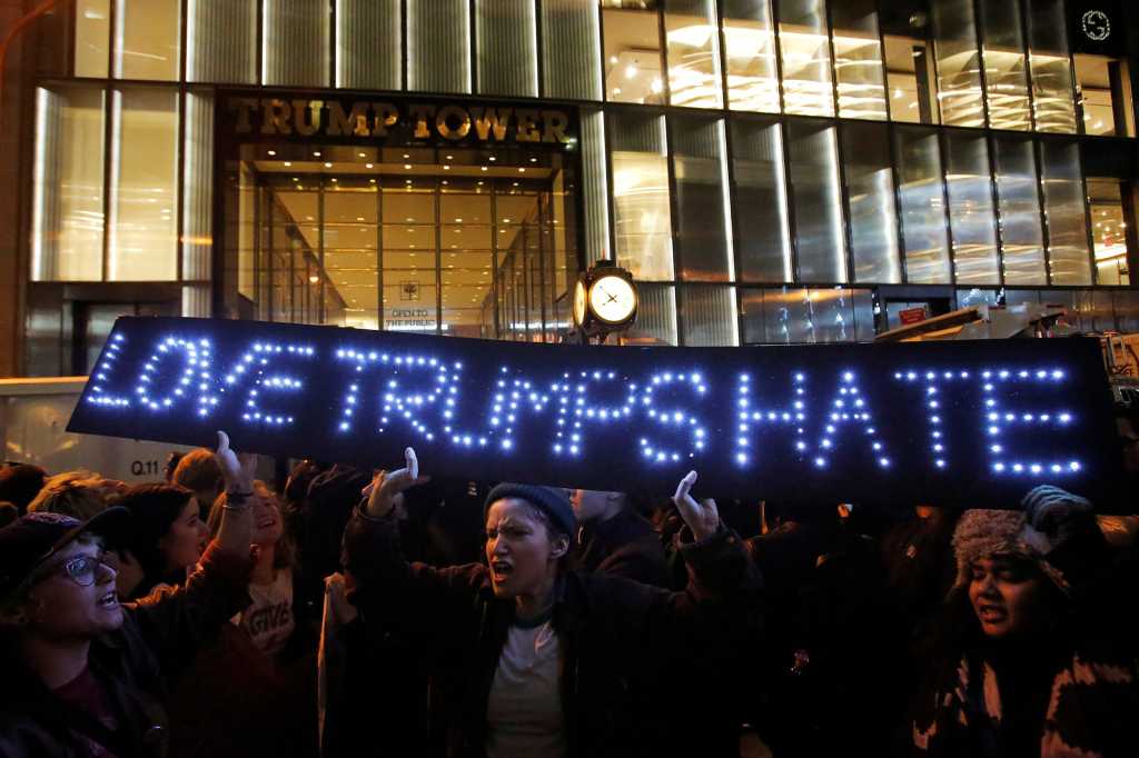 donald trump protest