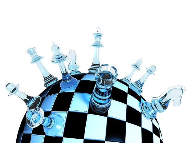 globe chess geopolitics