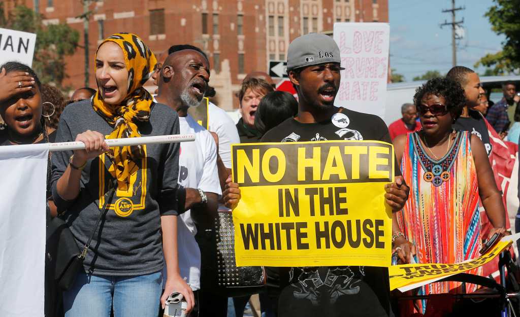 no hate - protest