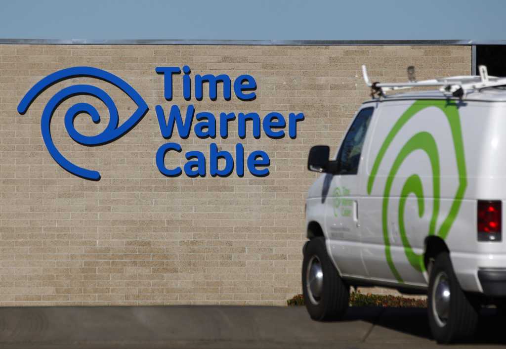 time warner cable logo van