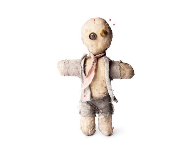 voodoo doll business pins needles curse